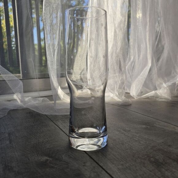 Kate Spade for Lenox Larabee Dot Crystal Pilsner Beer Glass - Picture 7 of 9
